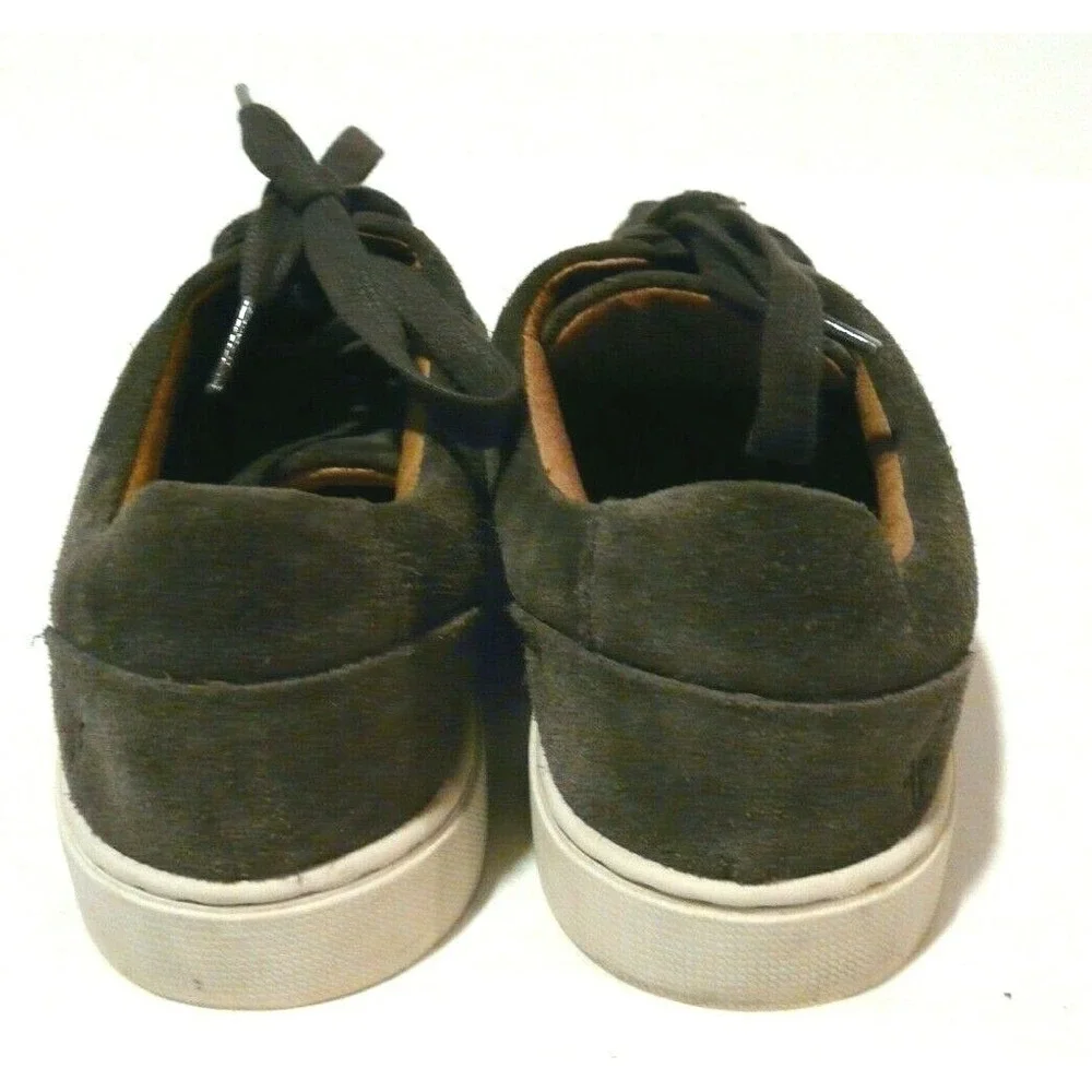 Frye Sneakers Size 8 Grigio Gray Suede Fashion Lace Up Casual‎ Shoes 3471170-GIO